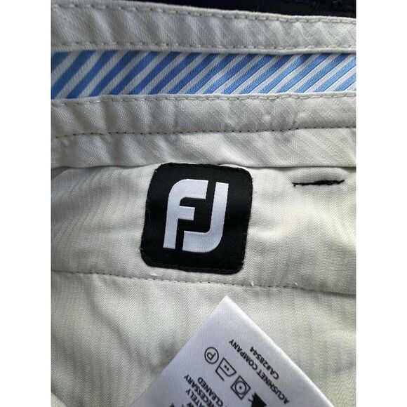 Foot Joy Pants Mens 34x30 Black Khaki Flat Front FJ‎ Pockets Straight Leg Golf - Picture 7 of 12